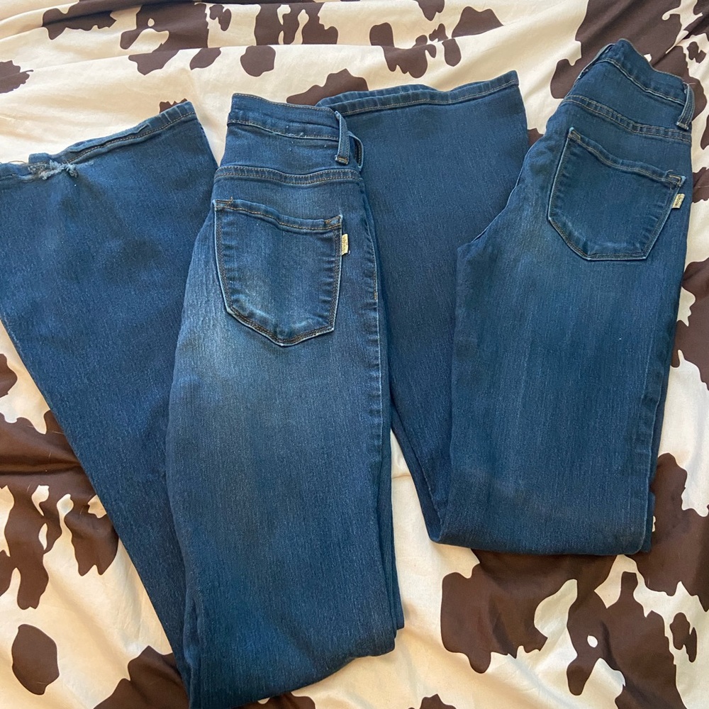 Vibrant M.I.U Dark Wash Flare Jeans